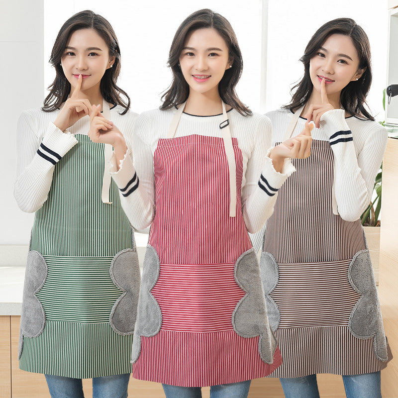 Women’s Waterproof Apron with Pocket – Perfect for Cooking, Gardening, BBQ & More