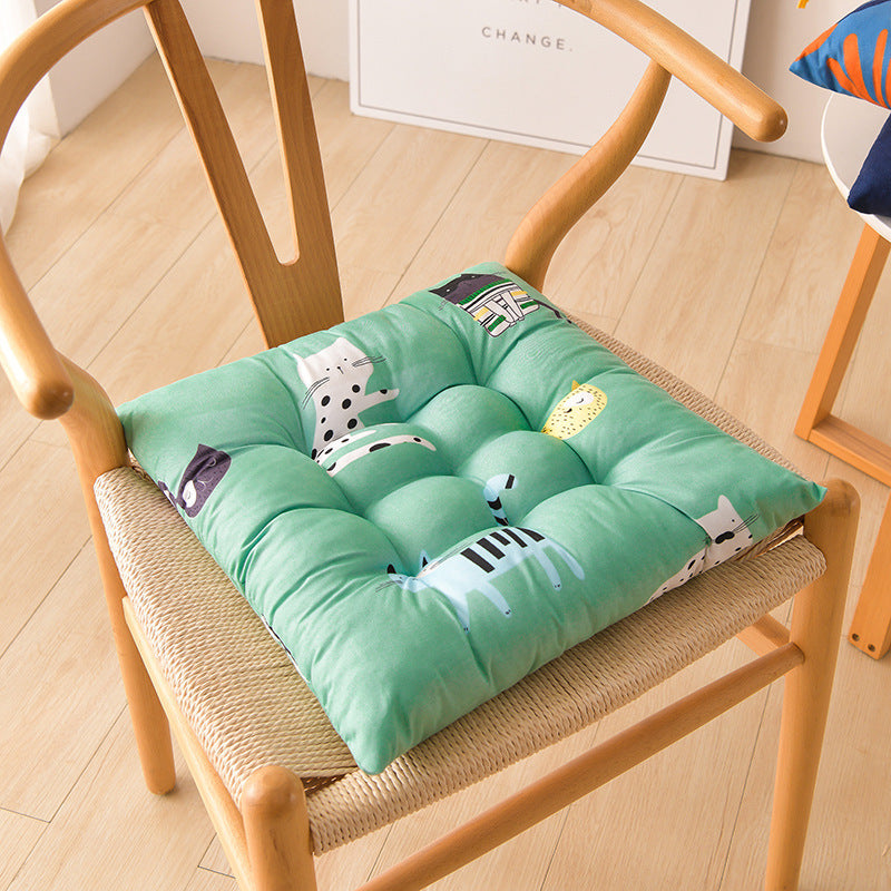 Printed Thickening Chair Seat Cushion