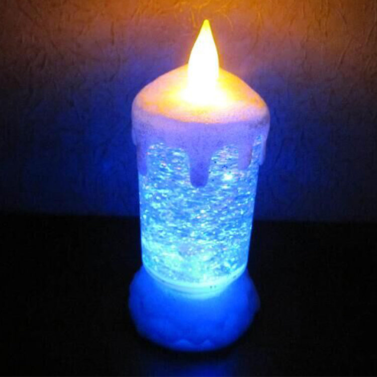 Colorful LED Water Candle Light Decorative Lamp