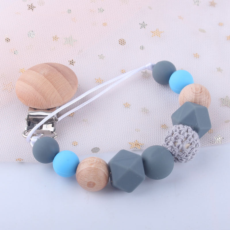 SnugLink Silicone Pacifier Clip – Safe & Stylish Baby Chain Holder