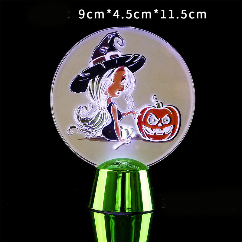 Halloween LED Night Light Desktop Horror Ornaments Lamp Holiday Bar Home Party Decoration Prop