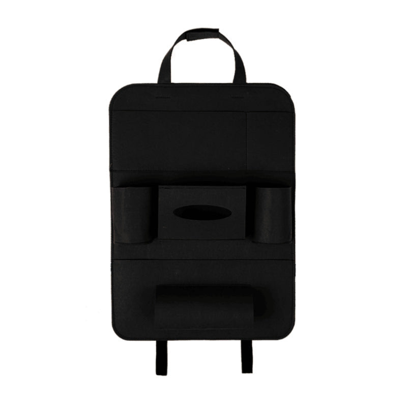 Car Backseat Organizer – Multi-Pocket Wool Felt Storage Bag for Vehicle Accessories