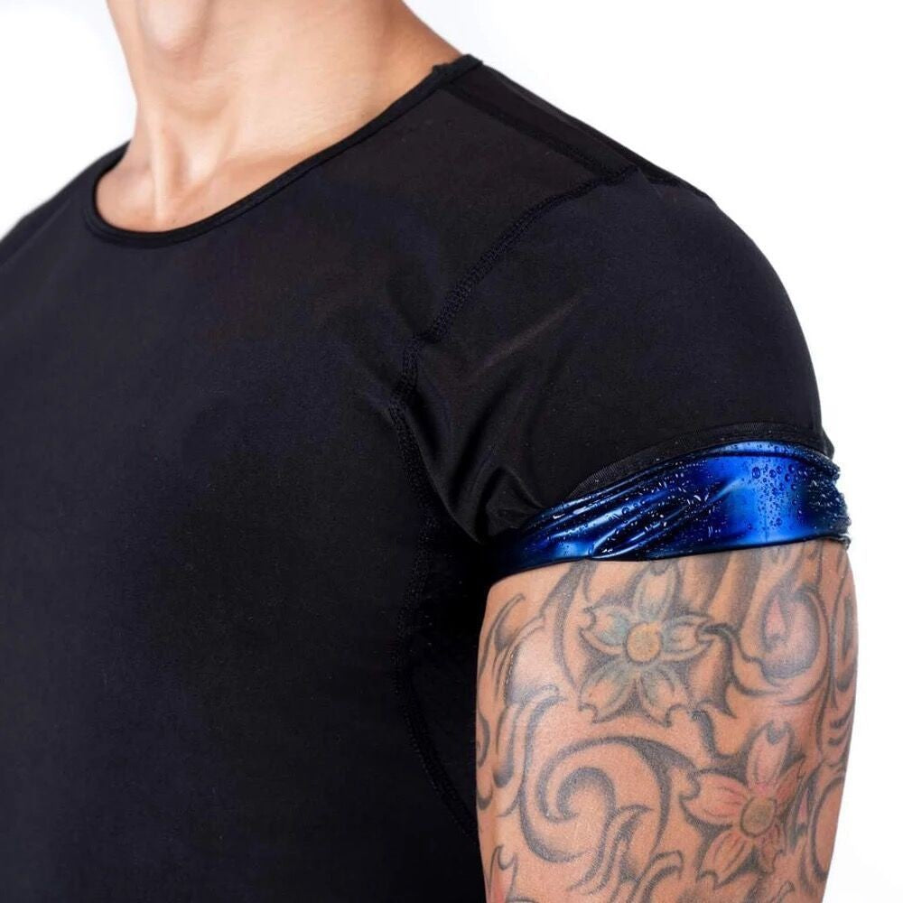 Men's Violently Sweat Suit Corset Tight Belly Trimming Sports