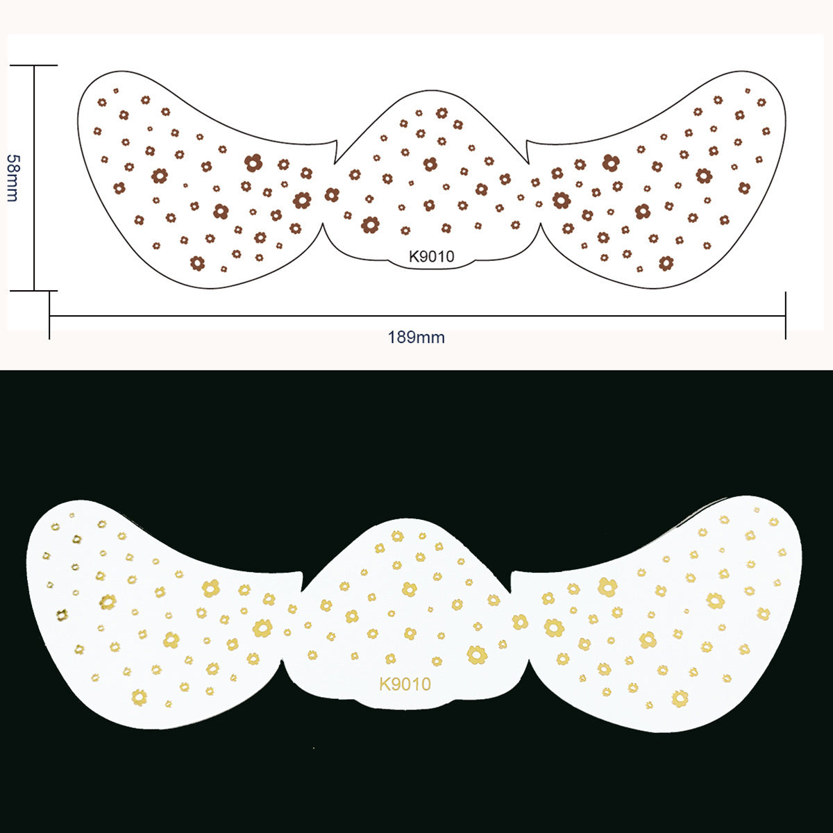 Freckle Tattoo Stickers – Waterproof Gold Dot Face & Eye Makeup Stickers for Women