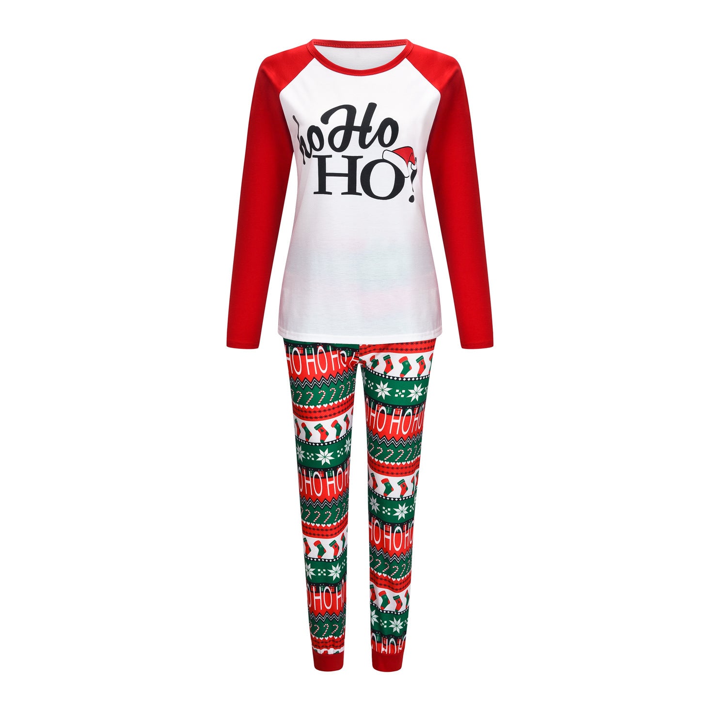 Fashionable Homewear Christmas Hat Printed Parent-child Wear