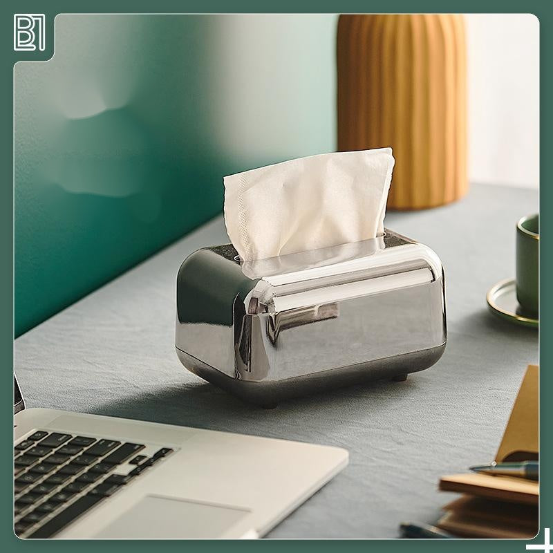 Home Desktop Creative Simple Storage Tissue Box European Retro Baby Wipes Pumping Box