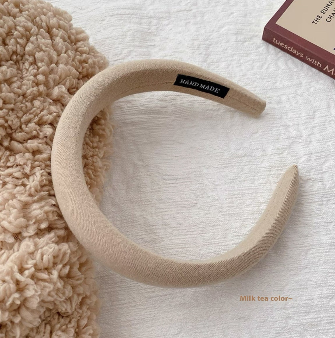 Simple Hair Accessories High Cranium Sponge Cloth Headband