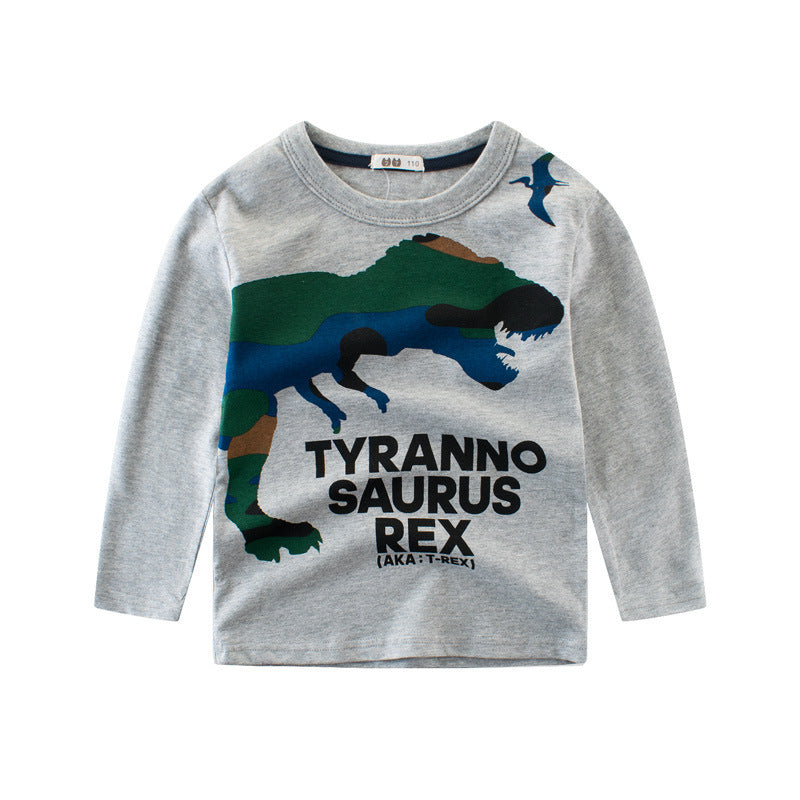 Kids Dinosaur Costume Long Sleeve Soft Fabric Regular Fit