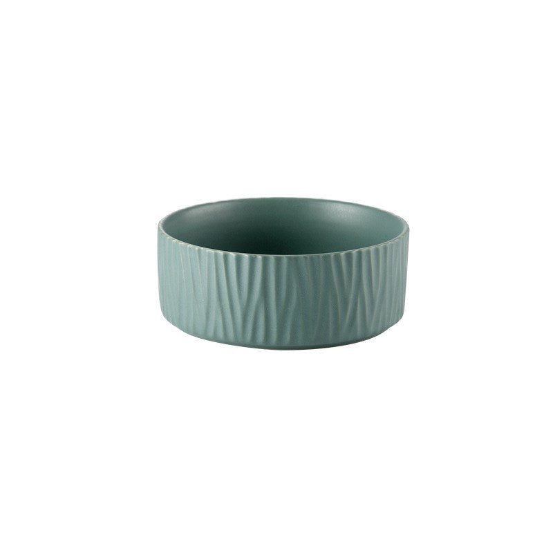 Dual-Purpose Ceramic Cat Bowl – Food & Water Dish for Pets