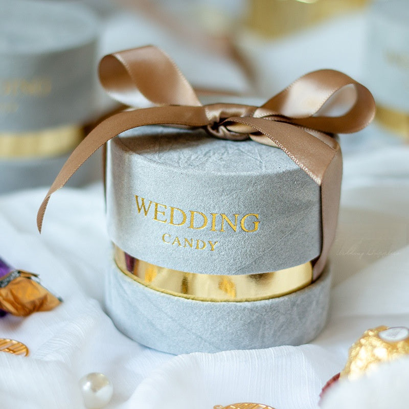 Velvet Cloth Wedding Simple Mori Gift Box