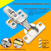 Thickened Hydraulic Hinge Damping Cushion Hinge Cabinet Wardrobe Hinge