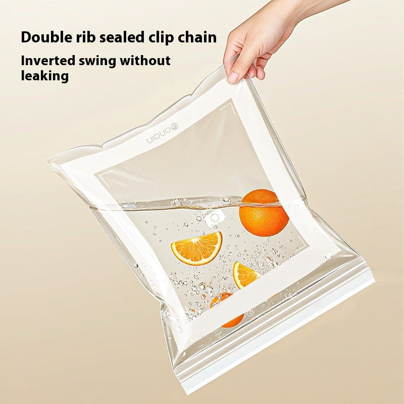 Food Grade Freshness Protection Package Household Extra Thick Retain Freshness Envelope Bag Zip Lock Bag Kitchen Refrigerator Freeze Storage Split Storage