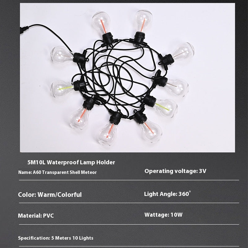 Outdoor Decorative String Lights Waterproof Wedding Scene Layout