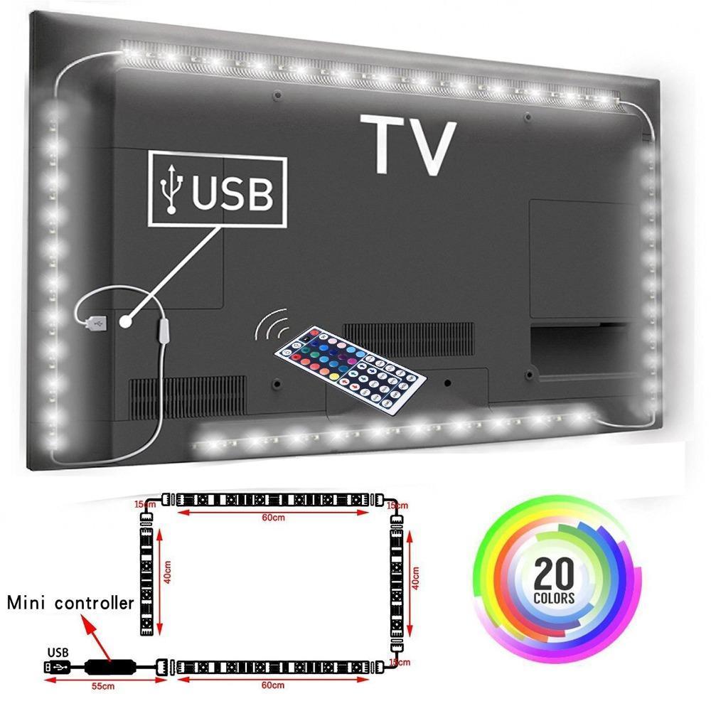 Silicone LED Strip Light With Remote For Kitchen Decor