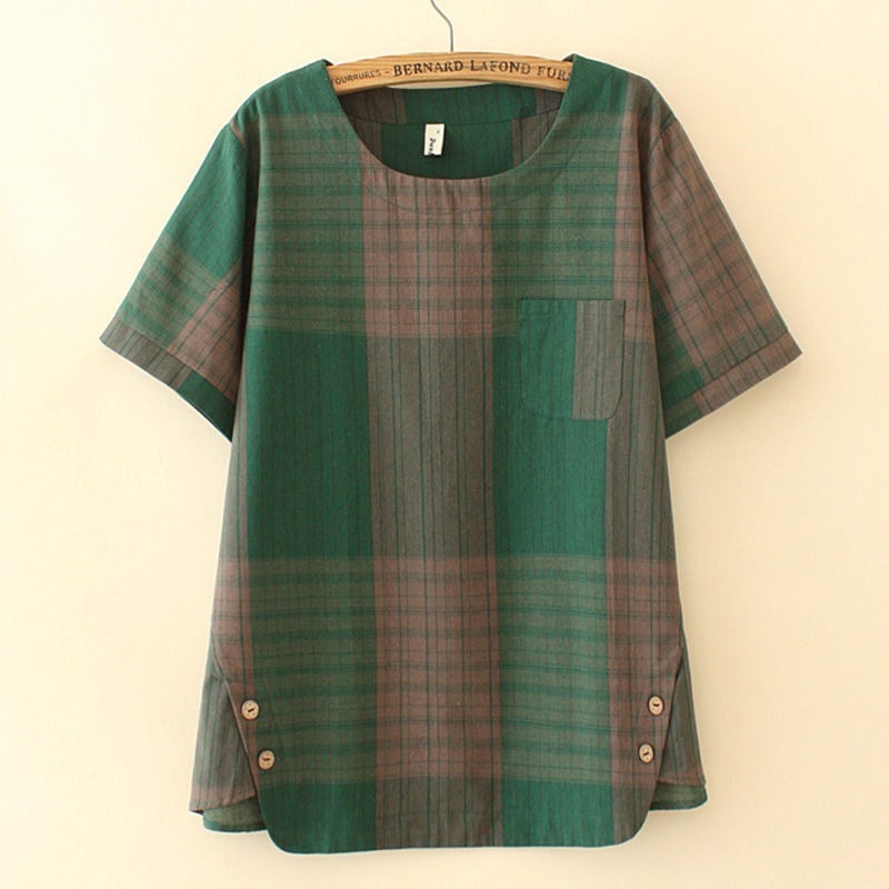 Plaid Two-Piece Set – Versatile Top and All-Match Slacks for Effortless Style