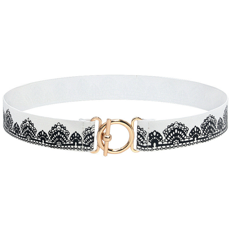 Women’s Elastic Waistband Corset Belt Korean Style Fashion Accessory