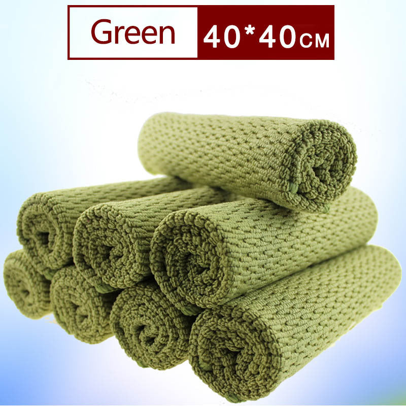 Jacquard large pearl cleaning towel absorbent cleaning towel