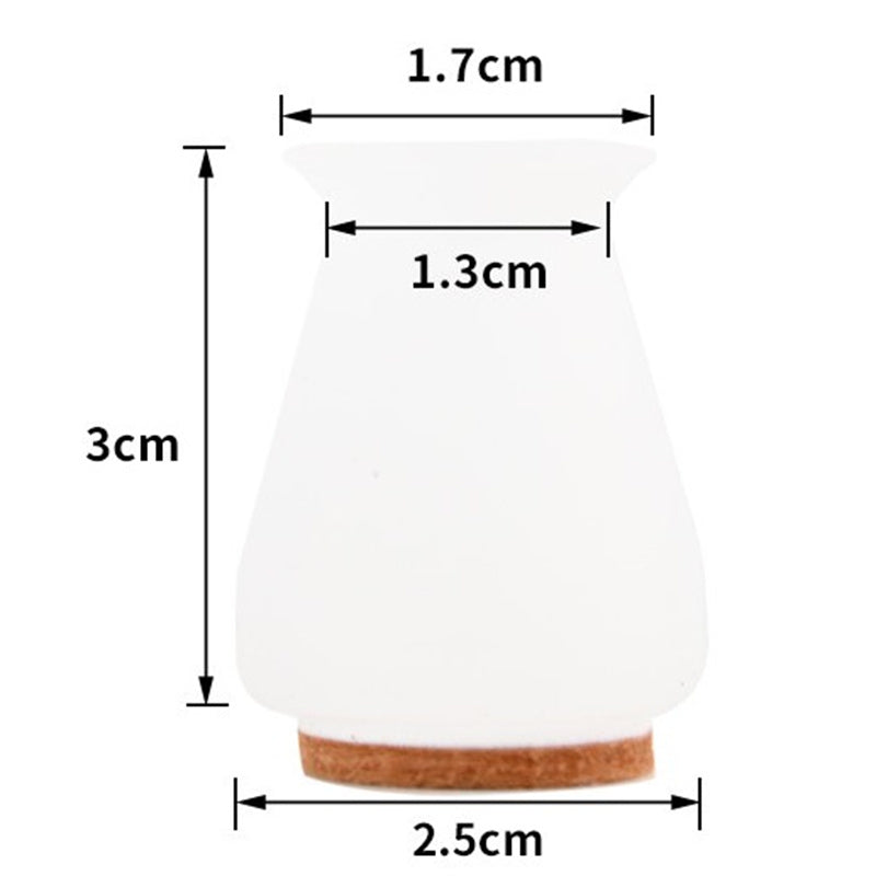 Silicone Felt Non Slip Leg Covers For Tables And Stools