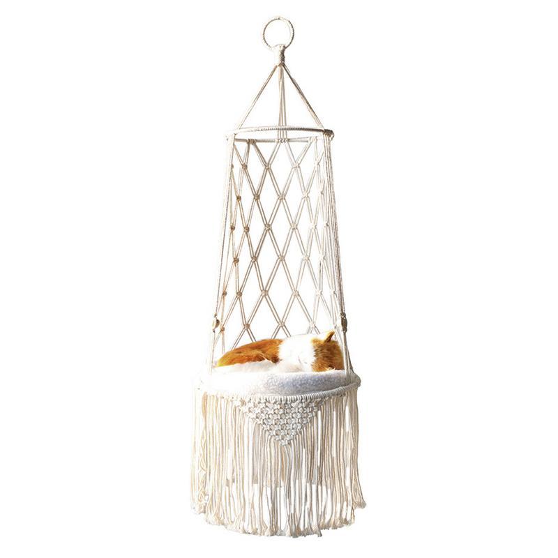Hand-woven Cat Hanging Basket Pet Hammock