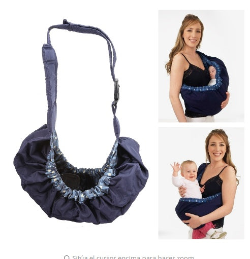 Pudcoco Baby Sling Carrier Wrap – Front Carry Nursing Papoose Bag for Newborns and Toddlers