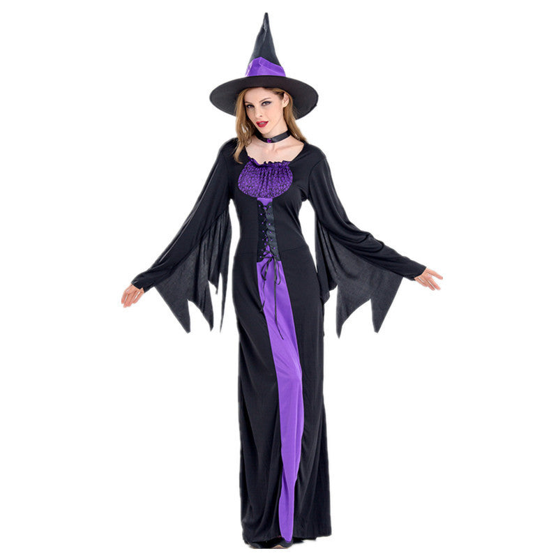 New Halloween Witch Costume for Kids Girls Dress Up Outfit