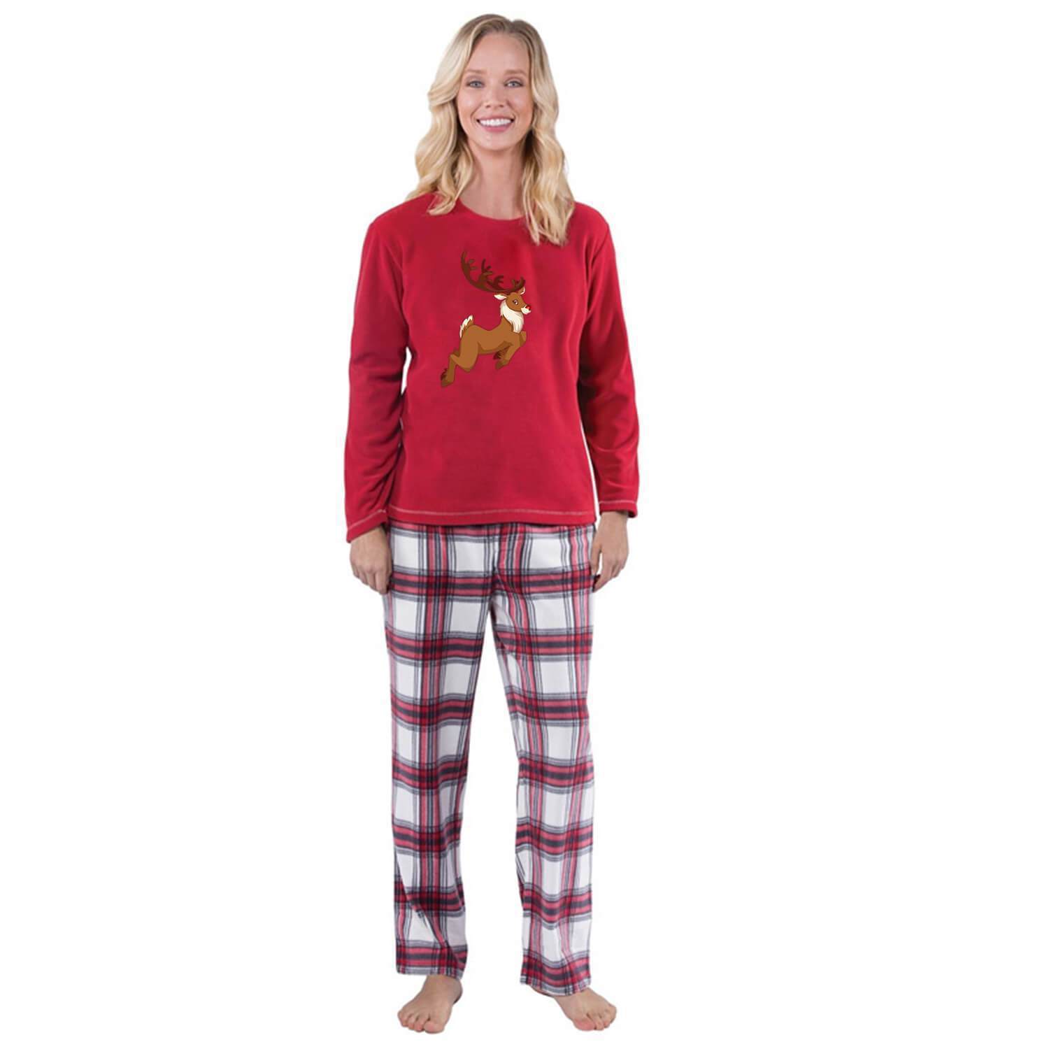 Christmas Reindeer Parent-child Matching Pajamas Set