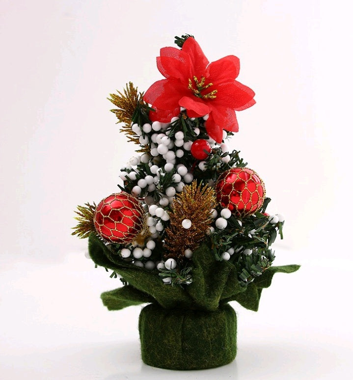 20cm Mini Christmas Tree Ornaments Desktop Holiday Decoration