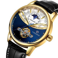 Gold blue white