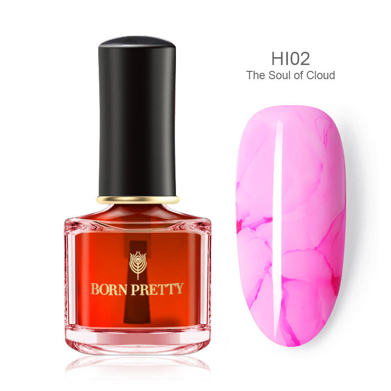 Marbled Painted Nail Polish