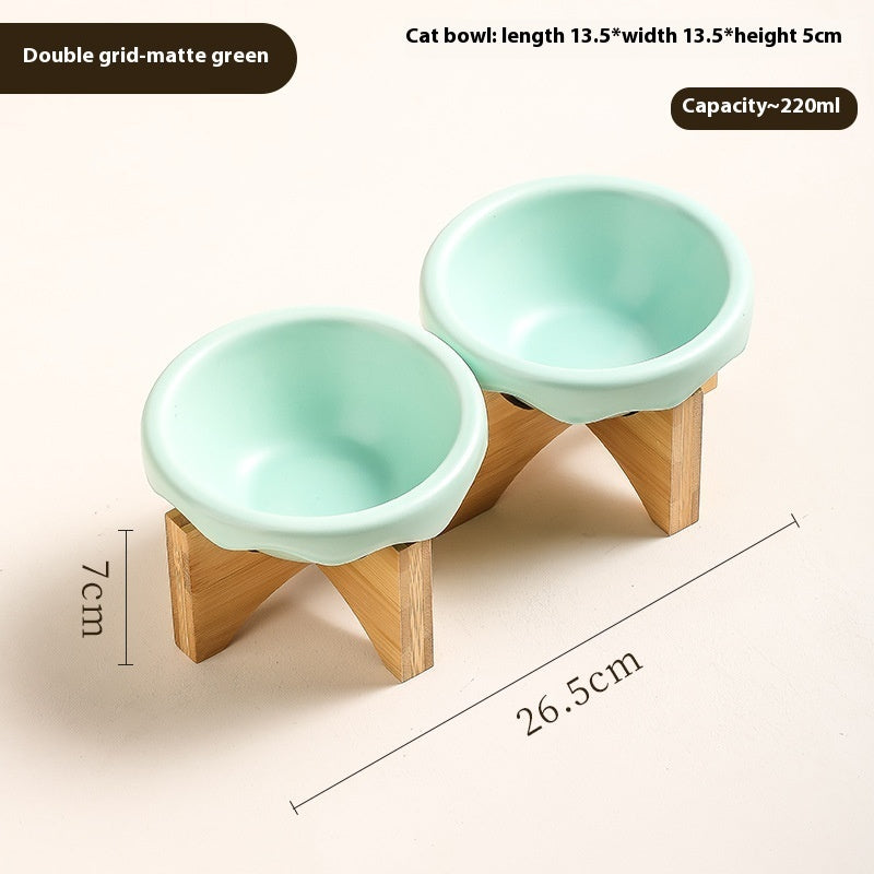 Cat Bowl Cat Ceramic Dog Drinking Water