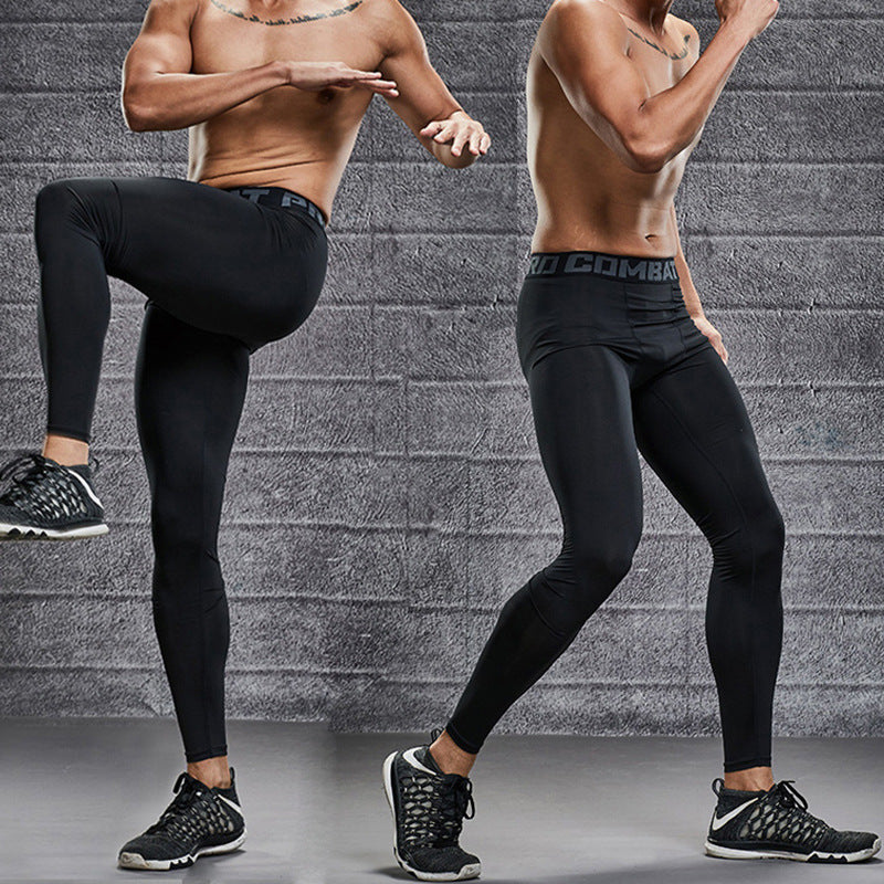 Men’s Compression Tights Leggings – Running & Gym Sports Pants