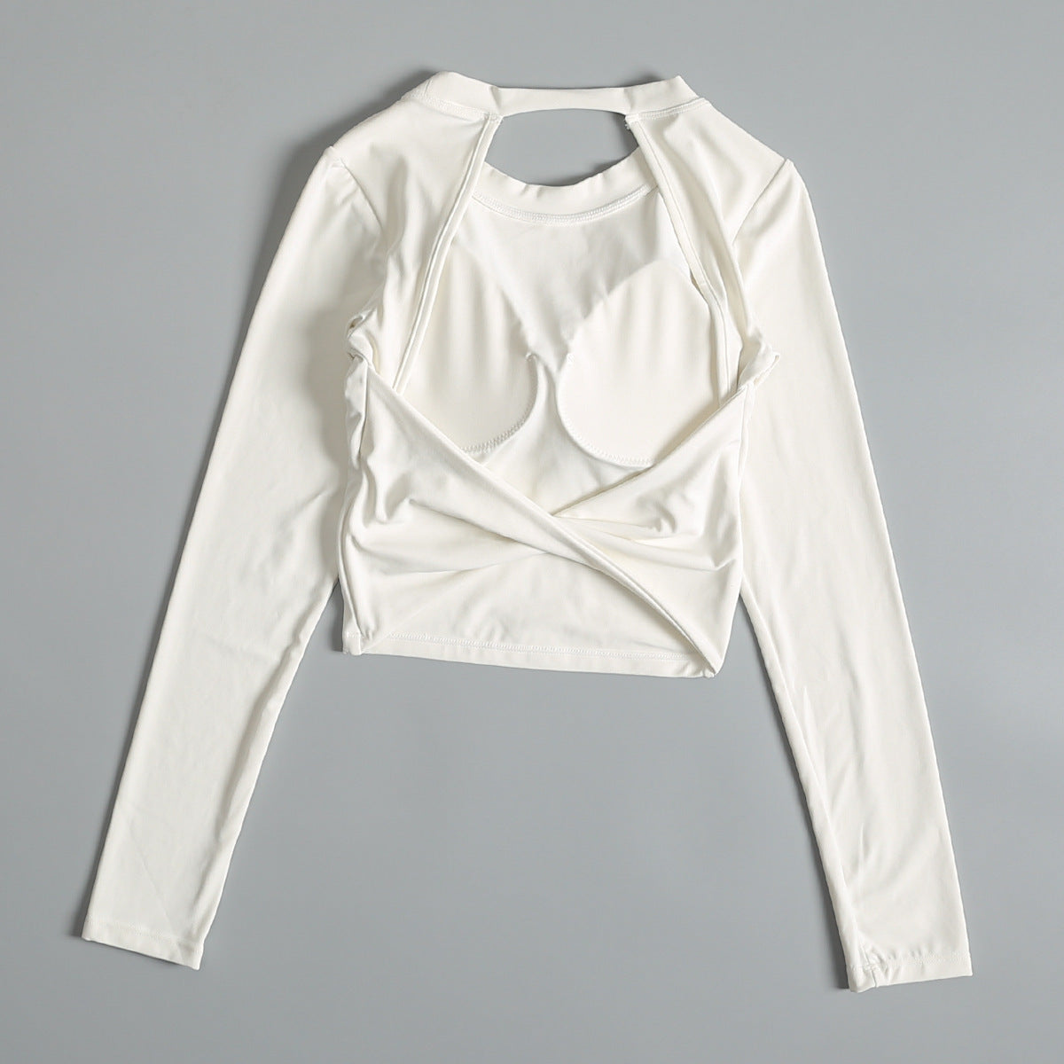 Sexy Beauty Back Sports Long-t-shirt