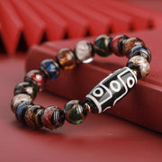 Bracelet Ancient Five-color Multi-treasure Year Snake Lucky Beads