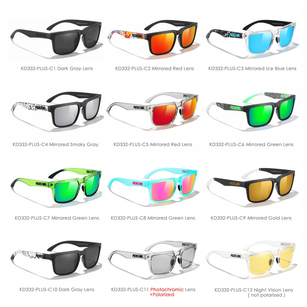 Polarized Square Outdoor Sunshade Sunglasses