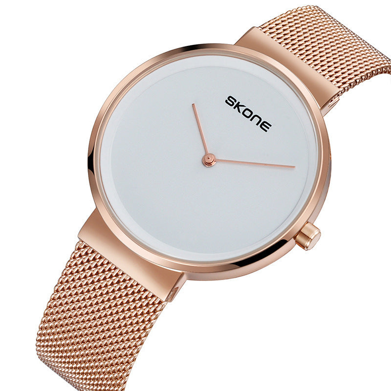 Quartz Watch Waterproof Fashion Simple Women's Mesh Strap Watch