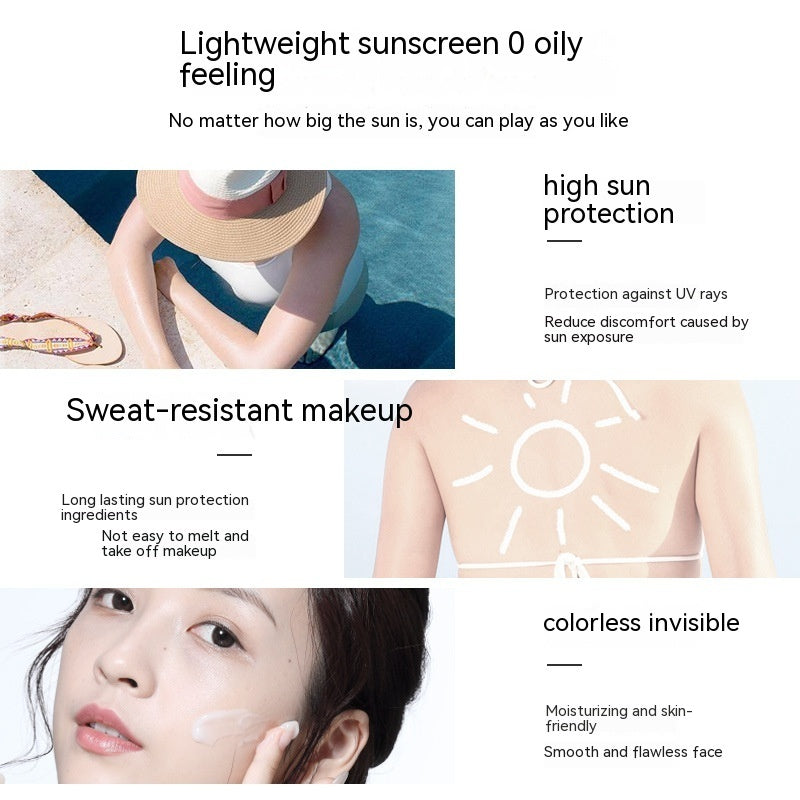 Plastic Bottle Sunscreen Face SPF 35 Concealer Primer