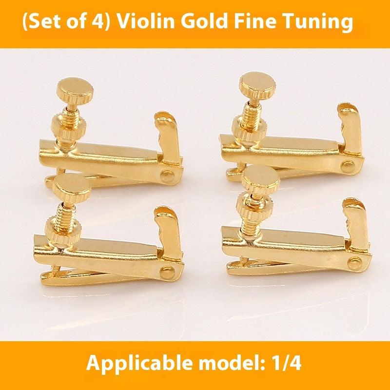 Violin Trimmer Metal String Hook Gold Plated