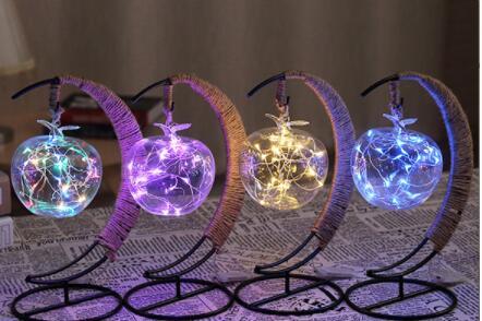 LED Rattan Ball String Lights Creative Copper Wire Decorative Lamp for Bedroom and Christmas