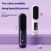 Portable Charging Hair Straightener Comb – Negative Ion Styling Brush