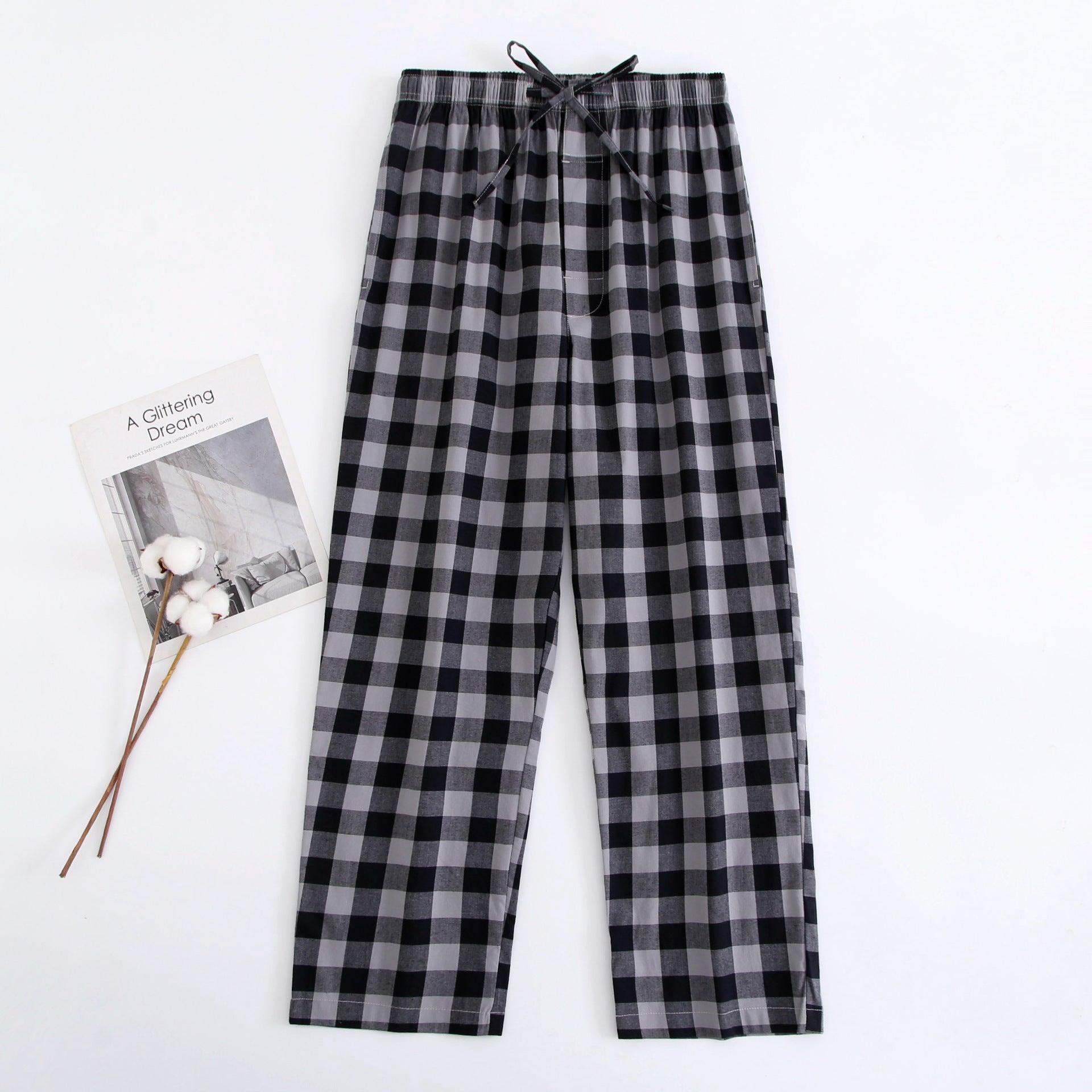 Men's Thin Pajamas Cotton Comfortable And Breathable
