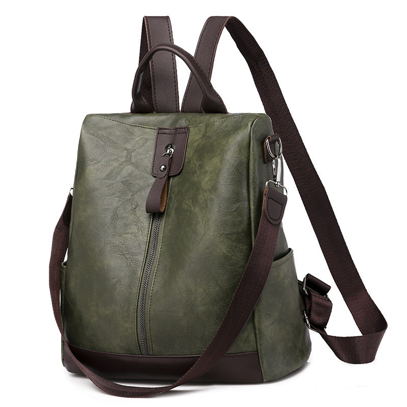 Anti-theft Soft Leather Backpack for Women