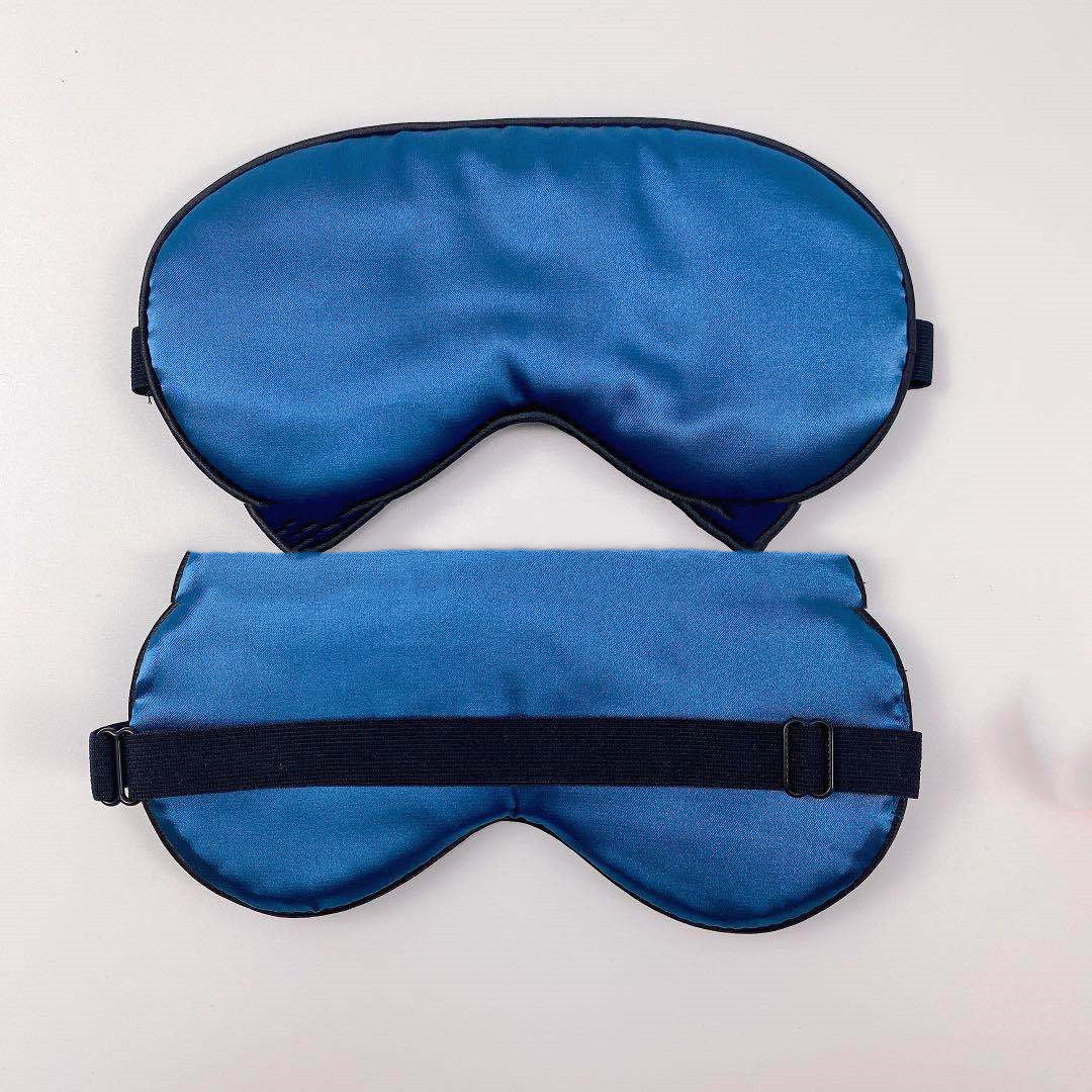 1Pc Silk Sleep Eye Mask – Padded Travel Blindfold for Relaxation & Shade Cover