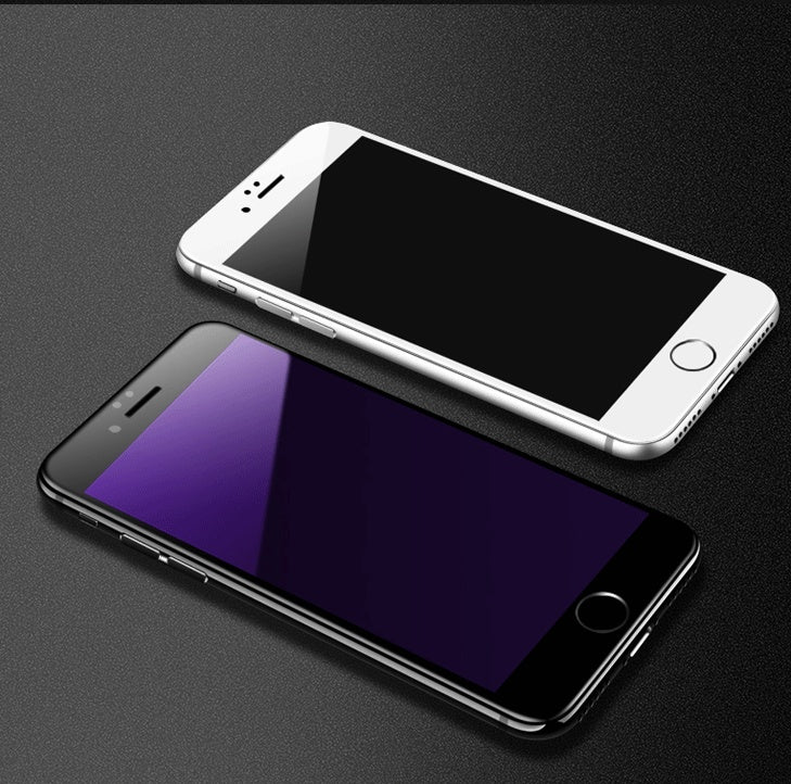 3D Carbon Fiber Soft Edge Tempered Glass Screen Protector – iPhone X/8/7/6s Plus Full Coverage