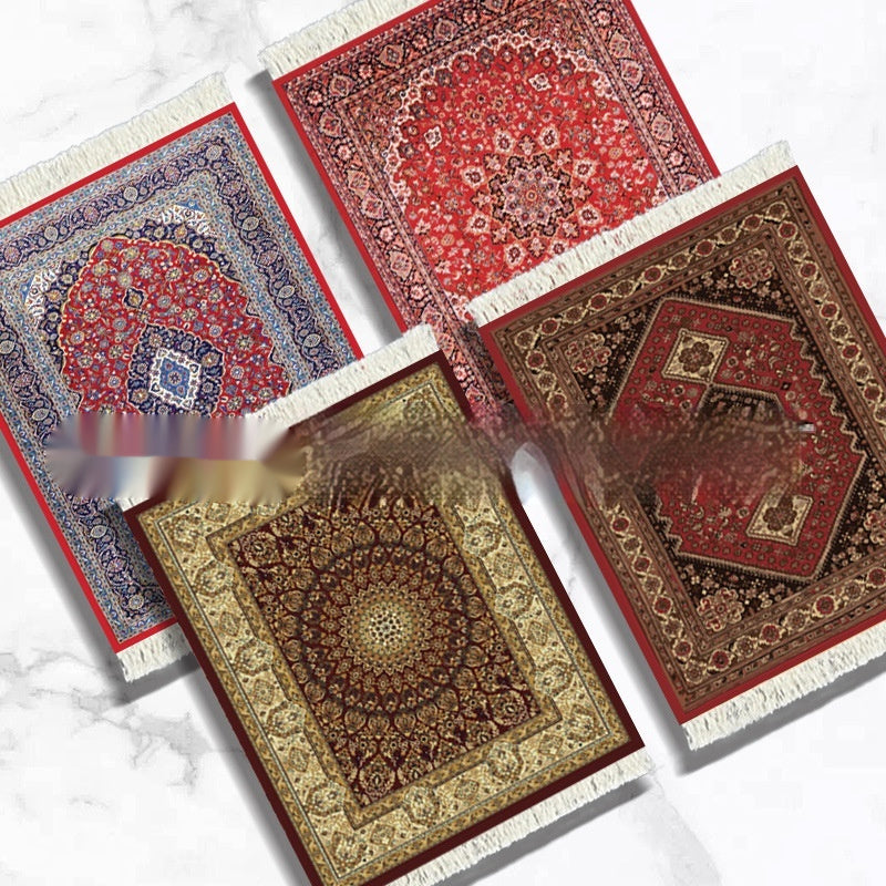 4 Sets Of Carpet Drinks Heat Insulation Coaster