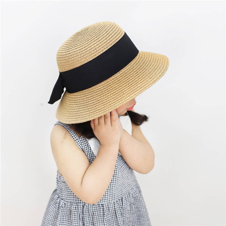 Spring And Summer Girls' Big Brim Beach Sunshade Hat