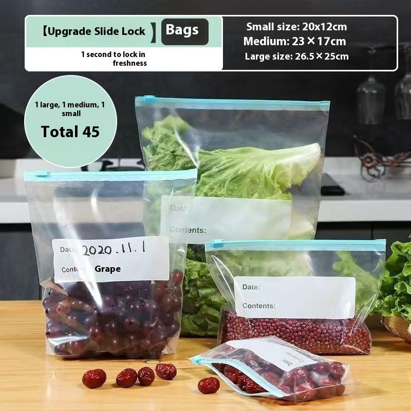 Household Refrigerator Kitchen Thick Sealed Bag Food Grade