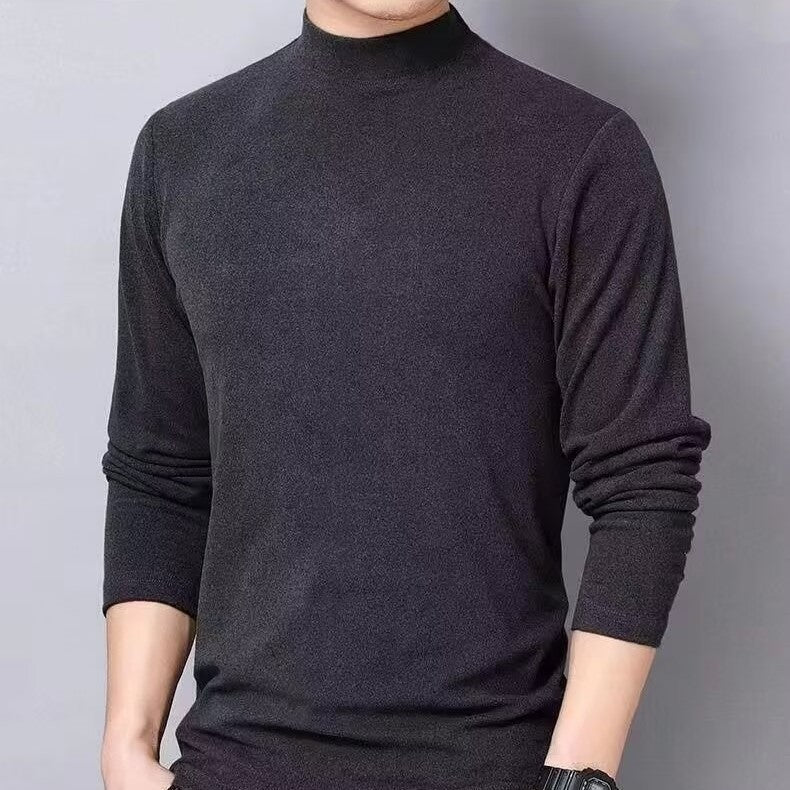 Men's Half High Collar Polyester Inner Wear Regular Fit