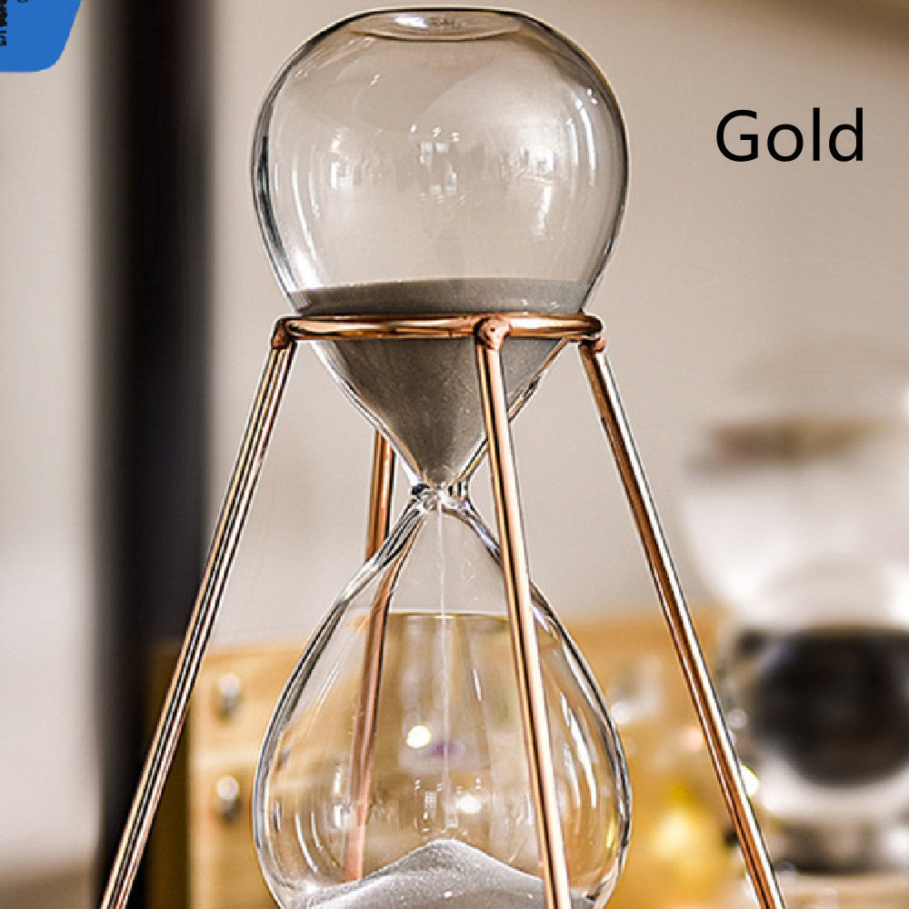 Metal Hourglass Timer 30 Minute Nordic Style Ornament
