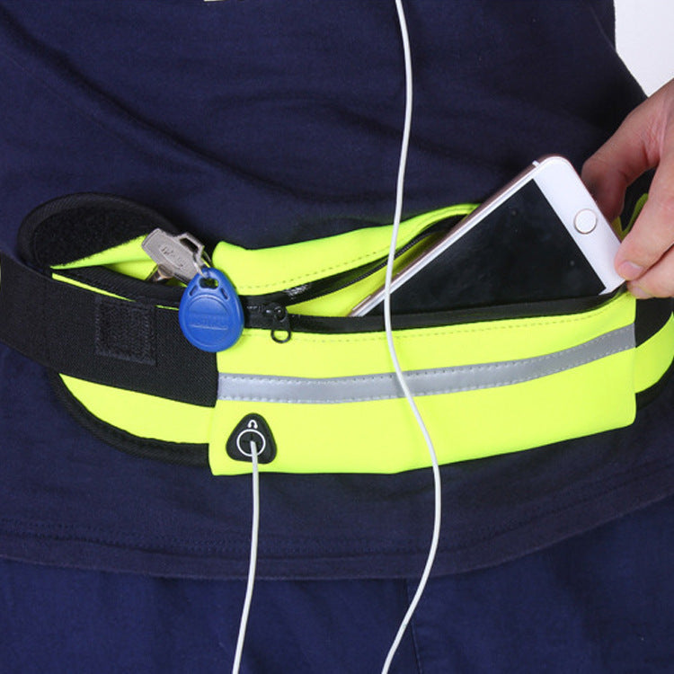 Fitness Waist Bag with Pocket – Slim Running & Jogging Fanny Pack