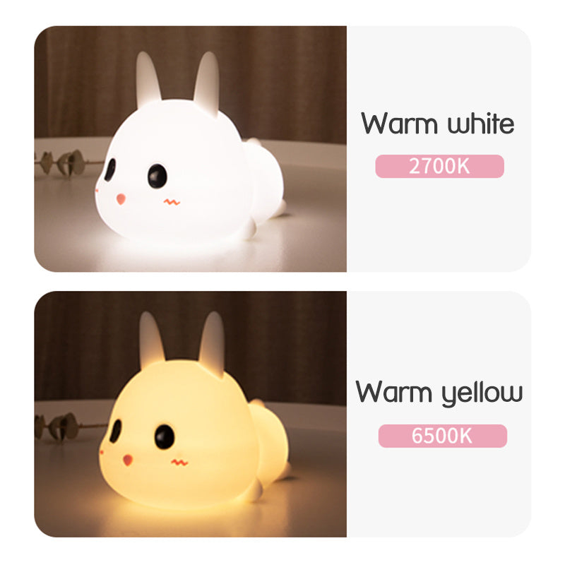 Silly Rabbit Silicone Night Light Led Lamp Low Voltage